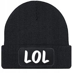  Sapka Fekete Téli Őszi Pamut Lol Beanie Univerzális Ajándék (Czapka Zimowa Czarna LOL)