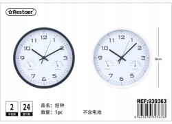  Falióra nedvességmérővel Kerek 30 cm (939363)