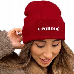  Téli Sapka Őszi Piros Vékony Pamut Univerzális Ajándék (Czapka Czerwona Na Zimę CIENKI)