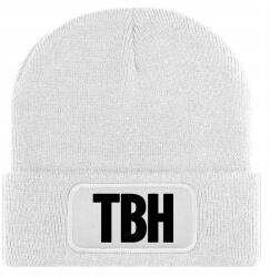  Téli Sapka Fehér Beanie Meleg Pamut Trendek Stílusos Tbh Ajándék (Czapka Zimowa Biała TBH)
