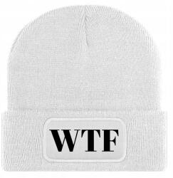  Sapka Fehér Téli Őszi Pamut Wtf Beanie Univerzális Ajándék (Czapka Zimowa Biała WTF)