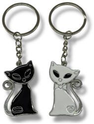  Páros kulcstartó - Cicák - Szerelmes ajándékok - Páros ajándékok (2024170 26.01.29)