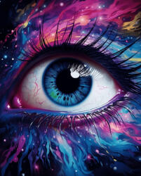 Alkotásutca Jövőkép - Számfestő készlet kereten 40x50