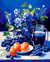 Alkotásutca Szőlőlé - Számfestő készlet kereten 40x50