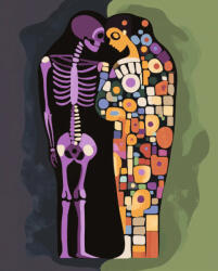 Alkotásutca Élet és halál - Számfestő készlet kereten 40x50