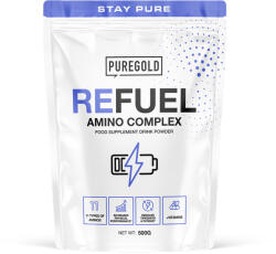 Pure Gold Refuel Recovery Amino Complex - complex cu aminoacizi, creatină, vitamine, minerale, taurină și extracte vegetale - 500 grame