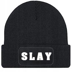  Sapka Fekete Téli Őszi Pamut Slay Beanie Univerzális Ajándék (Czapka Zimowa Czarna SLAY)