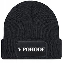  Sapka Fekete Téli Őszi Pamut Vékony Beanie Unisex Ajándék (Czapka Zimowa Czarna CIENKI)
