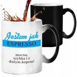 Style Couture Mágikus Bögre Fekete Matt Olyan Vagyok, Mint Az Eszpresszó Ajándék Barátnőnek