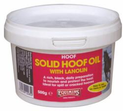  Equimins Solid Hoof Oil with Lanolin - Lanolinos fekete színű patazsír 1kg