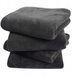  Törölköző Mikroszálas Tisztítókendő Szürke 40 x 76 cm 4 db (B0824DSZBW)