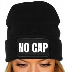  Téli Sapka Fekete Unisex Beanie Ifjúsági Trendek TikTok Ajándék No Cap (Czapka Czarna NO CAP)