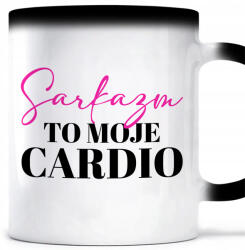 Style Couture Bögre Fekete Mágikus Szarkazmus Az Én Kardióm A Kolléganőmnek Ajándékba