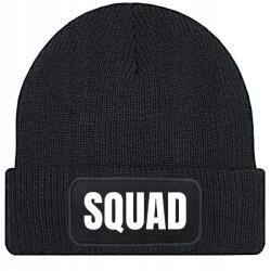  Sapka Fekete Téli Őszi Pamut Squad Beanie Unisex Ajándék (Czapka Zimowa Czarna SQUAD)