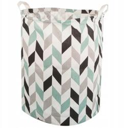 Verk Group Verk 01940_ZR Játékkosár, szennyes zöld és fehér (01940_ZR)