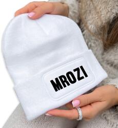  Őszi Pamut Téli Sapka Fehér Beanie Fagyálló Ajándék Minták (CZAPKA ZIMOWA BEANIE)