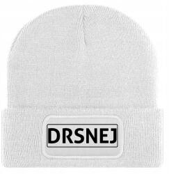  Sapka Fehér Téli Őszi Pamut Nehezebb Beanie Unisex Ajándék (Czapka Zimowa Biała TRUDNIEJ)