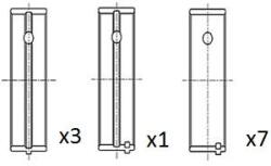 FAI AutoParts Ložisko kľukového hriadeľa FAI AutoParts BM1051-025 (BM1051-025)