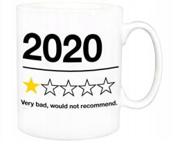 Gadget Master Bögre 2020 Nagyon rossz, nem ajánlom fehér (5903181013713)