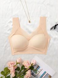 Shein Bézs Varrat Nélküli Melltartó Zcx S06__XXL
