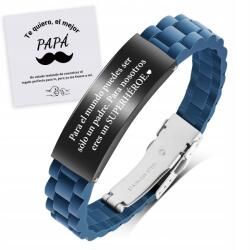  Férfi karkötő Ajándék Apák napjára Te quiero, el mejor Papá (B0CQVFKD5F)