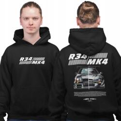 Rule Out Nissan Skyline R34 MK4 férfi kapucnis pulóver sport auto tuning ajándék (HOOD_MOTO655) - allegro - 11 780 Ft