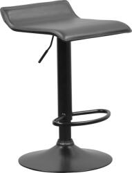 Mobikon Scaun bar metal piele ecologica neagra Baili 38x39x64-84, 5 cm (0000396290)