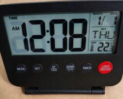 Travel Safe Összecsukható Digitális Ébresztőóra (12345)