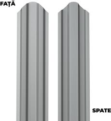BILKA Sipca metalica pentru gard BILKA Argintiu Dublu Ral 9006 Lucios 92.9 X 0.60 mm 100cm (17975)