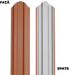 BILKA Sipca metalica pentru gard BILKA Caramiziu Ral 8004 Lucios 92.9 mm 0.45 mm 100cm (24481)