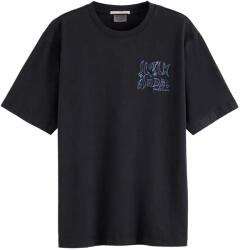 Scotch & Soda T-Shirt Washed Artwork Loose U9A01097T 014 meteorite (U9A01097T-014 meteorite)