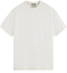 Scotch & Soda T-Shirt Logo Front Chest 179192 0001 off white