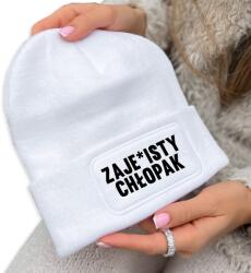  Őszi Pamut Téli Sapka Fehér Beanie Zaje*ista Fiú Ajándék Wz (CZAPKA ZIMOWA BEANIE)