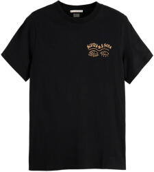 Scotch & Soda T-Shirt Small Chest Artwork Regular Fit U9A01096T 014 meteorite (U9A01096T-014 meteorite)