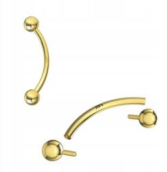 Lovrin Arany szemöldök fülbevaló 14 karátos arany 585 piercing klasszikus sárga arany (63958680)