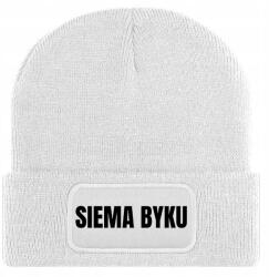  Sapka Fehér Téli Őszi Pamut Bika Hét Beanie Unisex Ajándék (Czapka Zimowa Biała SIEMA BYKU)
