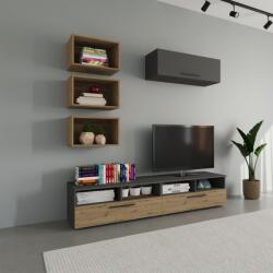 haaus Living Kos V17, Antracit/Stejar Artisan, L 190 cm (921705)