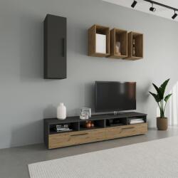 haaus Living Kos V12, Antracit/Stejar Artisan, L 190 cm (921651)