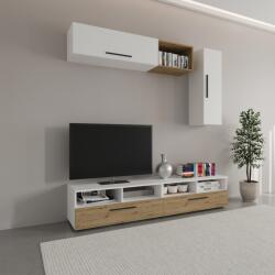 haaus Living Kos V13, Alb/Stejar Artisan, L 190 cm (921477)