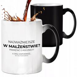 Style Couture Mágikus Bögre Fekete Matt A Legfontosabb, Hogy Emlékezz Az Évfordulóra Ajándék