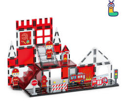 LELINO Set constructii magnetice LELINO Fantasy Fire Control 48 buc Jucarii de constructii magnetice