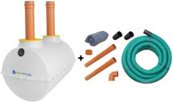 BioFos Fosă septică 2000L cu kit instalare si drenaj+ transport inclus