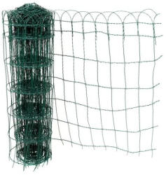  Metalex párizsi drótkerítés, műanyag, zöld, félmerev 90 cm x 10 m