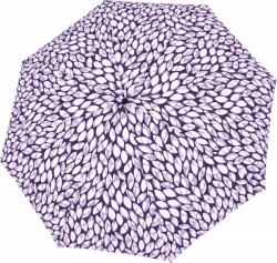 Doppler Umbrelă Magic Fiber cu model frunze, alb-violet (7441465LE03)