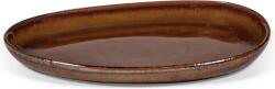 Serax Farfurii pentru desert Out of Lines, 18 cm, maro, 2 buc (B3624002-201)