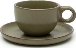 Serax Cești de cafea Surface pentru lungo, cu farfurioare, 130 ml, verde închis, set 4 buc (B5116222A)