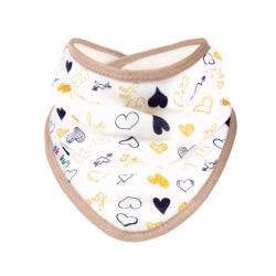 Akuku Pamut nyálkendő/előke, Szívek