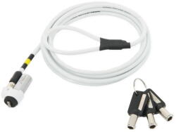 MOBILIS Lacat securitate rotativ, Mobilis, 1.8 m, Alb (001329)
