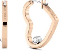 Tommy Hilfiger Bájos bronz fülbevaló Szív Minimal Hearts 2780758