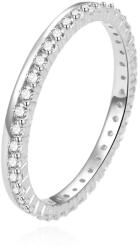 Beneto Egyedi cirkónium kövekkel kirakott ezüst gyűrű AGG227 58 mm